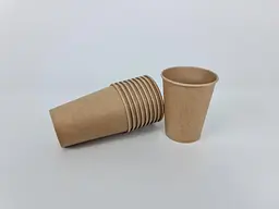 Склянки паперові одноразові, 250 мл, KRAFT, Маестро, одношарові, 50 штук, для гарячих і холодних напоїв - мініатюра 2