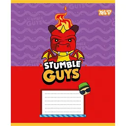 Набір зошитів Yes Stumble Guys 12 аркушів у лінію 25 шт. (768729) - мініатюра 3