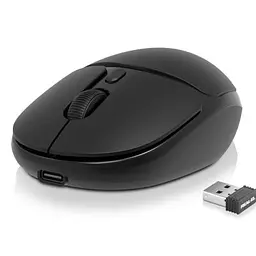Комп'ютерна мишка Real-El RM-335W Wireless Black (EL123200055) - мініатюра 2
