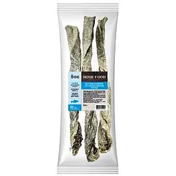 Ласощі для собак Home Food кручені палички із сушеної шкірки тріски Medium 80 г