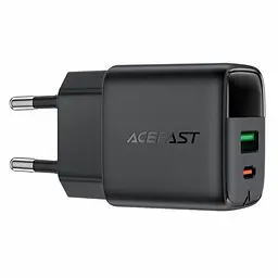 МЗП Acefast A114 PD25W GaN (1USB-A/1C) Black - мініатюра 2