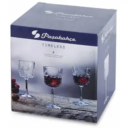 Набір келихів для вина Pasabahce Timeless 330 мл 4 шт. (440276-4) - мініатюра 2