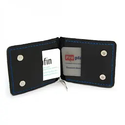Шкіряний затиск для грошей Gofin 11,5х8,5 см acs0011999 - мініатюра 3