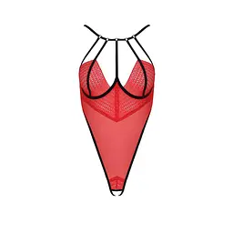 Боді з високим вирізом стегна AKITA Body red - Passion Exclusive L/XL - мініатюра 5
