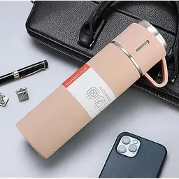 Подарунковий набір Vacuum Flask SET вакуумний термос із неіржавкої сталі 3 чашки - мініатюра 3