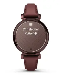 Смарт-годинник Garmin Lily 2 Dark Bronze with Mulberry Leather Band (010-02839-61) - мініатюра 4