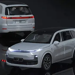 Колекційна металева модель автомобіля АвтоЕксперт Li Xiang L9 з інерцією, світлом та звуком 1:32 - мініатюра 7