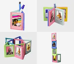 Набір магнітних фоторамок Fujifilm Instax Mini кольорові, 10 шт - мініатюра 5