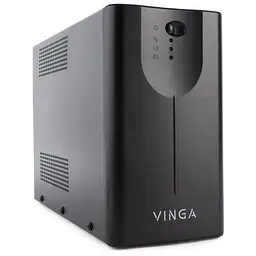 Пристрій безперебійного живлення Vinga LED 2000VA metall case (VPE-2000M) - мініатюра 5