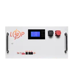 Акумулятор LP LiFePO4 51,2V - 280 Ah (14336Wh) (BMS SP 200A/100А) RM RS485/CAN LCD WH - мініатюра 2