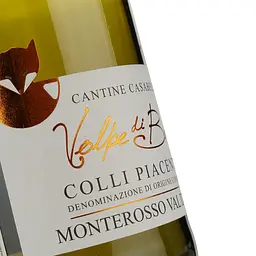 Вино ігристе Volpe di Bacco Monterosso Val D'Arda Frizzante біле сухе 0.75 л - мініатюра 3
