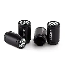 Захисні ковпачки на ніпеля Volkswagen Чорні 4 шт