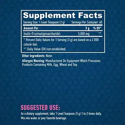 Інулін органічний Haya Labs Prebiotic Inulin 200 г - мініатюра 3