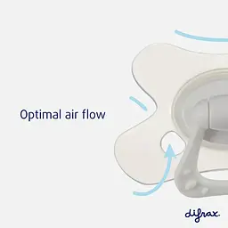 Пустушка силіконова Difrax Natural Uni 6+ міс. Peachy (UN127 Peachy) - мініатюра 3