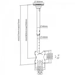 Стельове кріплення ITech Celb-52L 23 - 42'' [60585] - мініатюра 3