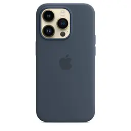 Силіконовий чохол CasePro Silicone Case with MagSafe Storm Blue для iPhone 14 Pro - мініатюра 2