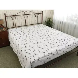 Підковдра Руно бязь набивна 225х205 см біла (67.114Б_Fly white) - мініатюра 3