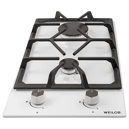 Поверхня газова Domino на металі WEILOR GM 304 WH - мініатюра 2