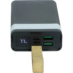 Портативний зовнішній акумулятор XO PR129 20000mAh (PD20W+QC22.5W) Чорний - мініатюра 2