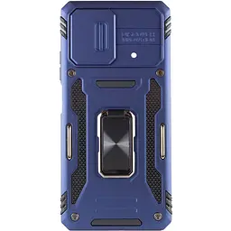 Ударостійкий чохол Camshield Army Ring для Xiaomi Poco X5 5G / Note 12 5G Синій / Navy - мініатюра 2