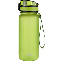 Пляшка для води UZspace Colorful Frosted, 650 мл, салатовий (3037) - мініатюра 2