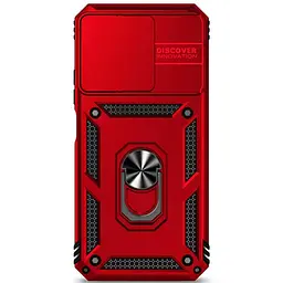 Чохол Ummi Camshield Serge Ring для Xiaomi Redmi 15C (Global) / Poco C85 (Global) Червоний / Red - мініатюра 3