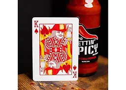 Карти United States Playing Card Company Карти гральні OPC Gettin' Spicy - Chili Pepper (red) - мініатюра 4