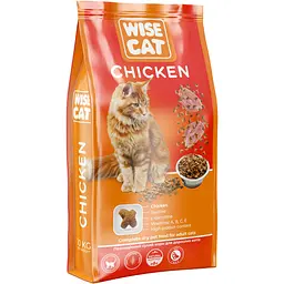 Сухой корм для кошек Wise Cat Chicken 400 г (4820111141715)
