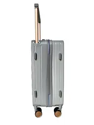 Валіза Milano bag 015 колір срібний розмір маленький S - мініатюра 5