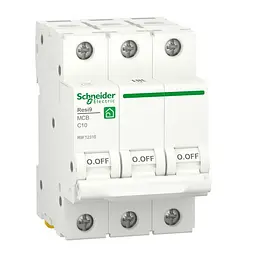 Автоматичний вимикач Schneider 6кА C 3p 10А Resi9 ( R9F12310 )