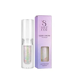 Втирання для гель-лаку Steffani Liquid Chrome Powder перламутрове рідке 2 мл , 03 Рожевий перламутр