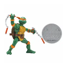 Набір фігурок TMNT Черепашки-ніндзя класичні Мікеланджело проти Бібоп, 15 см (81277) - мініатюра 2