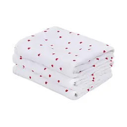 Рушник Lotus Home - Molly Heart muslin light 50x90 - мініатюра 7