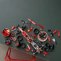 Конструктор LEGO Technic Автомобіль F1 Ferrari SF-24, 1361 деталь (42207) - мініатюра 6