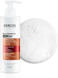 Шампунь Vichy Dercos Kera-Solutions Resurfacing для реконструкції поверхні пошкодженого та ослабленого волосся 250 мл - мініатюра 3