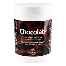 Маска для пошкодженого волосся Kallos Cosmetics Chocolate Mask, відновлююча,1 л - мініатюра 3