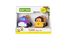 Набір іграшок Baby Team Машинки з бетонозмішувачем 2 шт. (8603_набір з бетонозмішувачем) - мініатюра 2