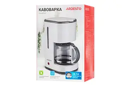 Кавоварка крапельна Ardesto White stripes 1.5 л біло-сіра (FCM-D17WG) - мініатюра 15