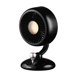 Вентилятор настільний ARDESTO AviaFan FT-F3600BG Black, 12 см, акумулятор, підсвітка, USB-A Type-C - мініатюра 1