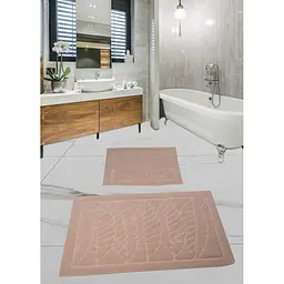 Набір килимків для ванної кімнати Diva Forest Bej 60 x 100 + 50 x 60