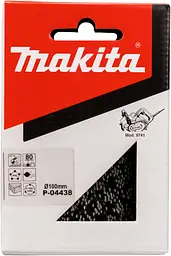 Щітка нейлонова для брашування 100х120 мм K80 для Makita 9741 (P-04438) - мініатюра 4
