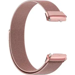 Ремінець DK для Xiaomi Redmi Watch 3 Active / 3 Lite Metal Milanese Loop Magnetic (pink rose) - мініатюра 2