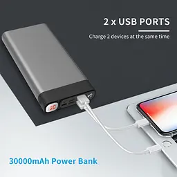 Зарядний пристрій Power Bank Elefull 30000mAh PB-HOUMI-1W - мініатюра 6