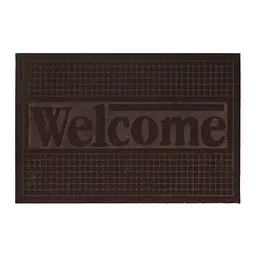 Килимок придверний Eco Fabric Welcome без кромки коричневий 60 х 90 см (6090-012)