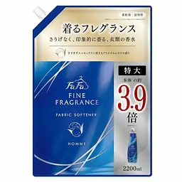 Японський кондиціонер для білизни FaFa Fine Fragrance Homme, поповнення 2000 мл