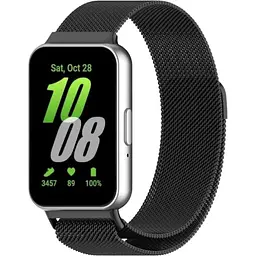 Ремінець DK для Samsung Galaxy Fit3 (R390) Metal Milanese Loop Magnetic (black)