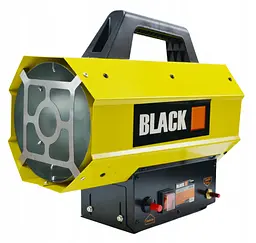 Газовий обігрівач / Газова теплова гармата (дуйка) 30 кВт BLACK (Пропан/Бутан) + шланг і редуктор (Польща) - мініатюра 2