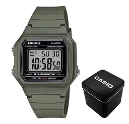 Чоловічий годинник Casio W-217H-3A Темно-Зелений ( AT1141-0121 )