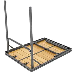 Стіл Bo-Camp Margate 75x55 см Bamboo Brown (1404666) (DAS303289) - мініатюра 4