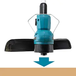 Тример акумуляторний Makita DUR193RF (260 мм, 7800 хв-1, 1.65 мм, 280 Вт, LXT) - мініатюра 8